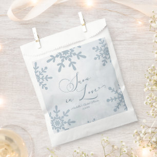 Snow In Love Winter Wonderland Bridal Shower Favour Bags