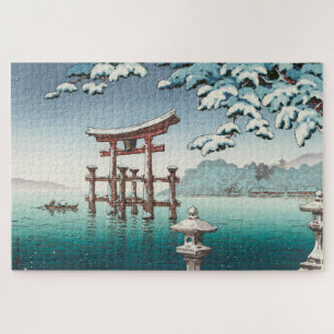 Snow in Miyajima by Tsuchiya Koitsu Jigsaw Puzzle