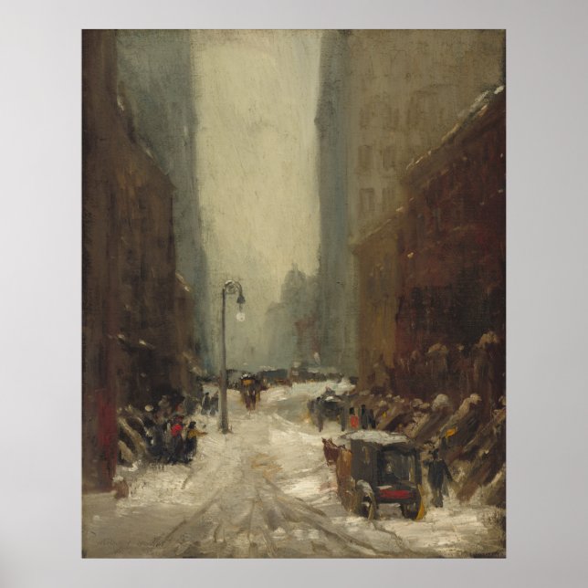Snow in New York City (Winter in NYC) Poster (Front)