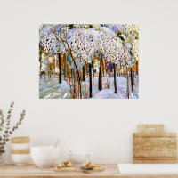 Snow in October, fine art,
