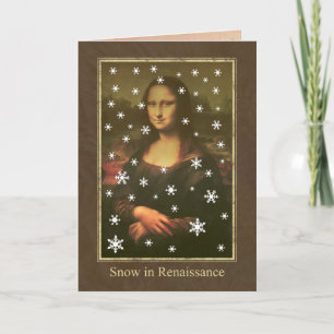 Snow in Renaissance Holiday Card