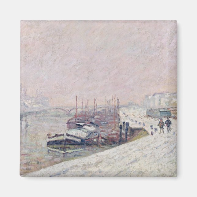 Snow in Rouen Magnet (Front)