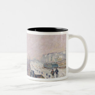 Snow in Rouen Two-Tone Coffee Mug