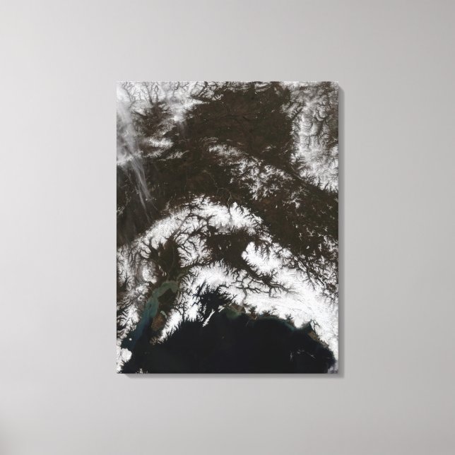 Snow in south central Alaska Canvas Print (Front)