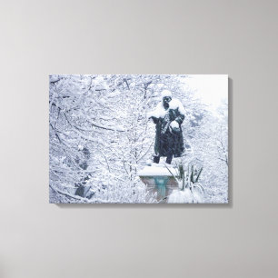Snow in the Park Canvas Print