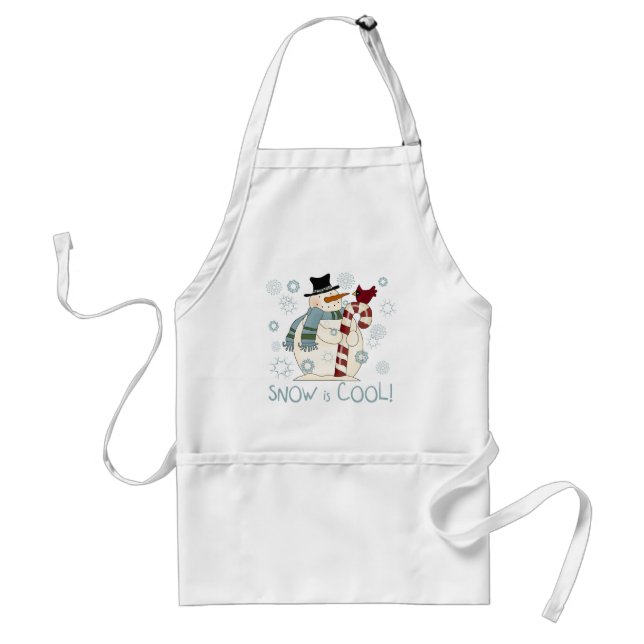 Snow is Cool Holiday Tshirts and Gifts Standard Apron (Front)