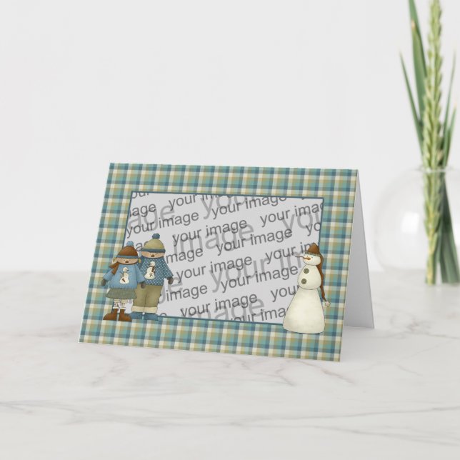 Snow Kids Christmas Card (Front)