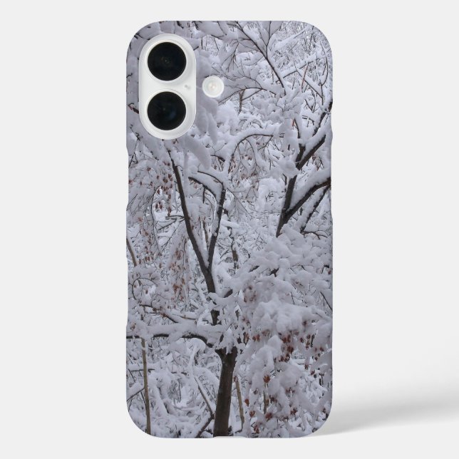 Snow-Laden Trees Case-Mate iPhone Case (Back)