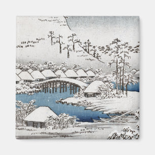 Snow Landscape Magnet