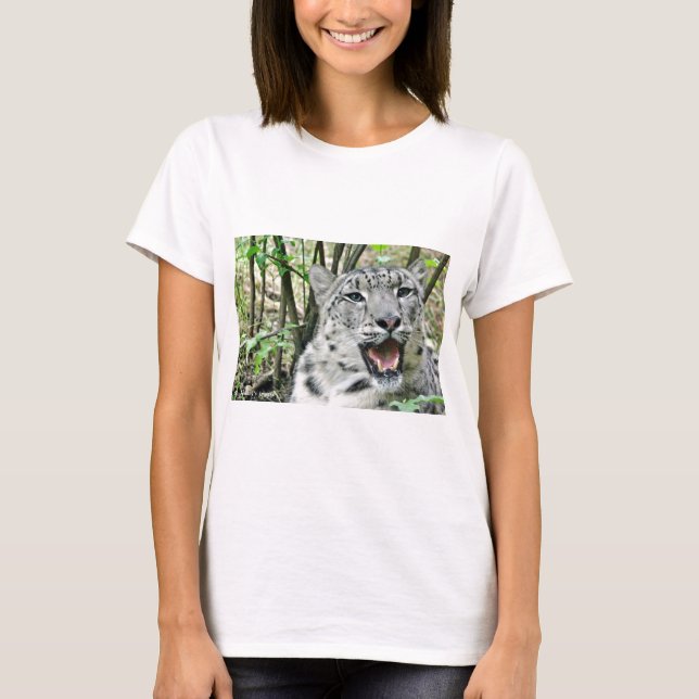 Snow Leopard 2 T-Shirt (Front)