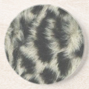 Snow Leopard Coaster