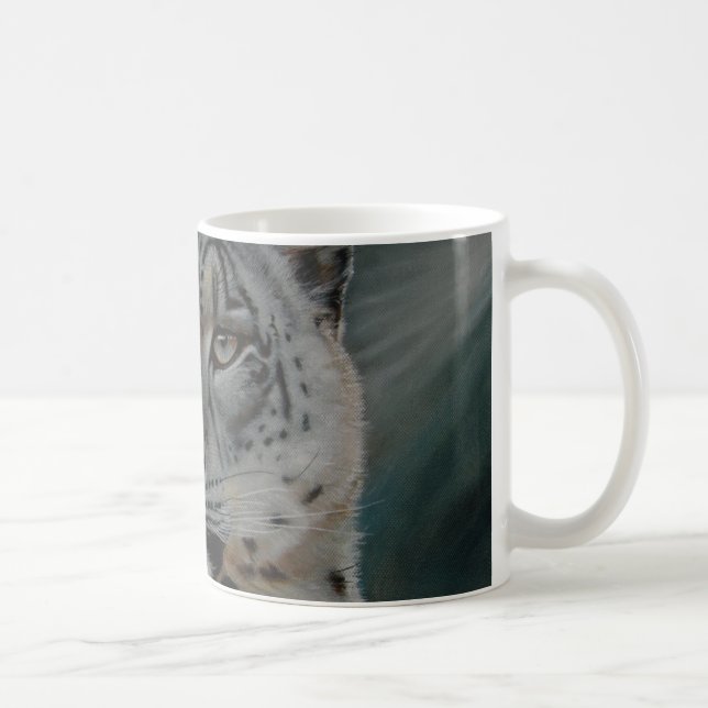 Snow Leopard Coffee Mug (Right)