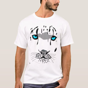 Snow Leopard Costume Big Wild Cat Tiger Halloween T-Shirt