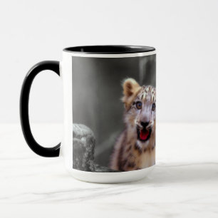 Snow Leopard Cubs Mug