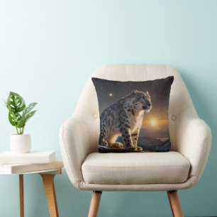 Snow Leopard Cushion