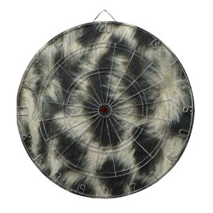 Snow Leopard Dart Board