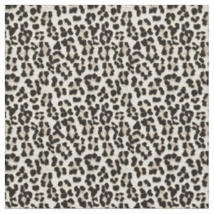Snow Leopard Fabric