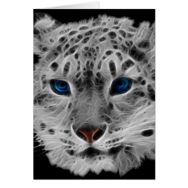 Snow Leopard Fractal (Front)