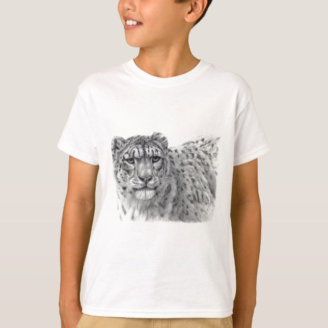 Snow Leopard g2010-003 T-Shirt (Front)