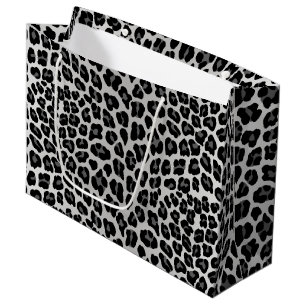 Snow leopard large gift bag