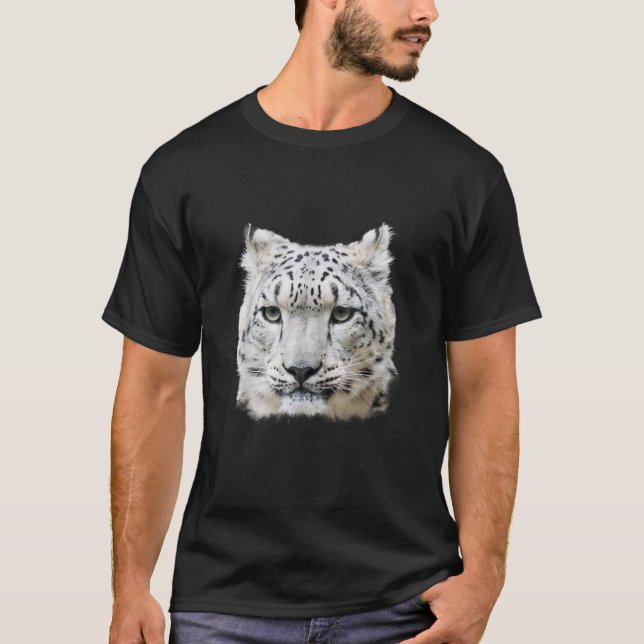 Snow Leopard Leopard Big Cat Gift  T-Shirt (Front)