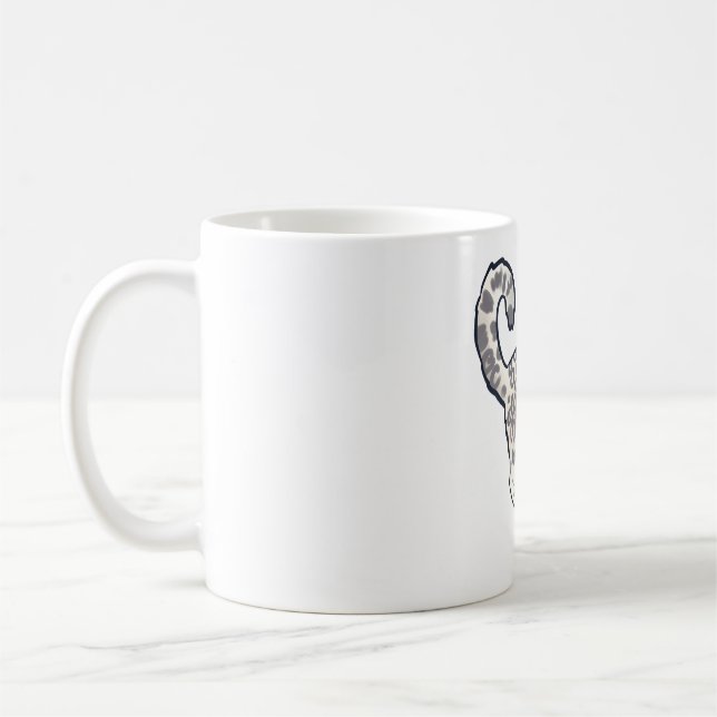 Snow leopard Magic Coffee Mug (Left)