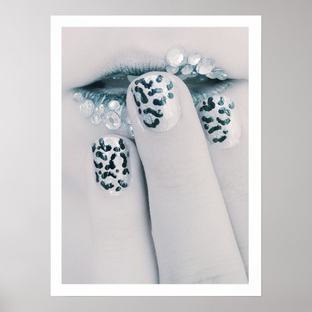 Snow Leopard Makeup Poster (Front)