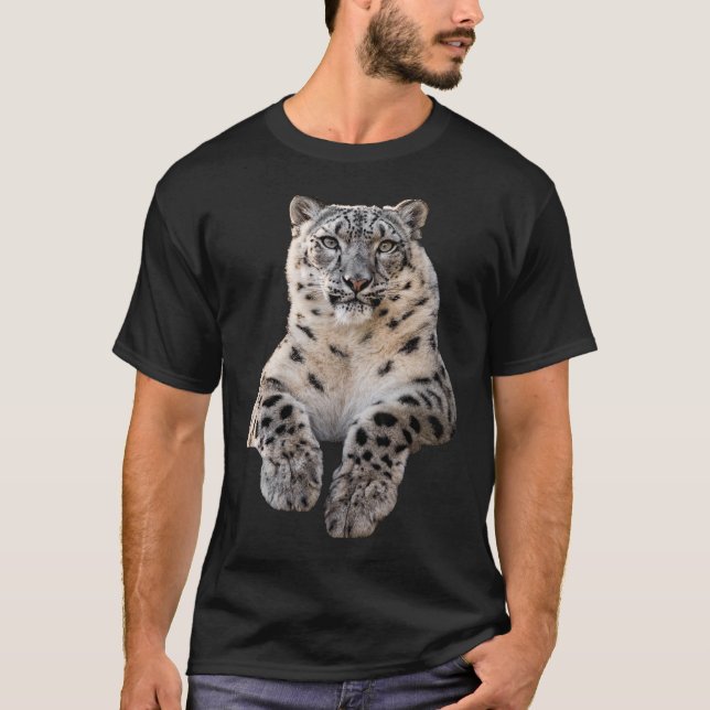 Snow Leopard Men's T-Shirt (Front)