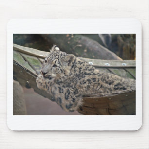 Snow Leopard Mouse Mat