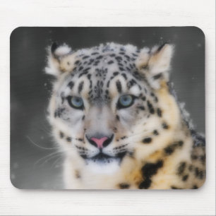 Snow Leopard Mouse Mat