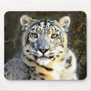 Snow Leopard Mouse Mat
