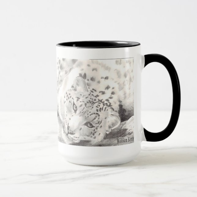 Snow Leopard Mug (Right)