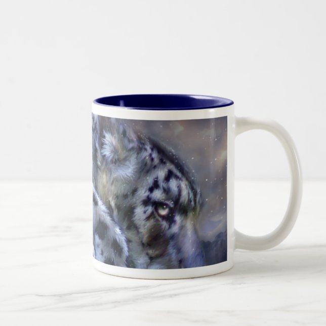 Snow Leopard Mug (Right)