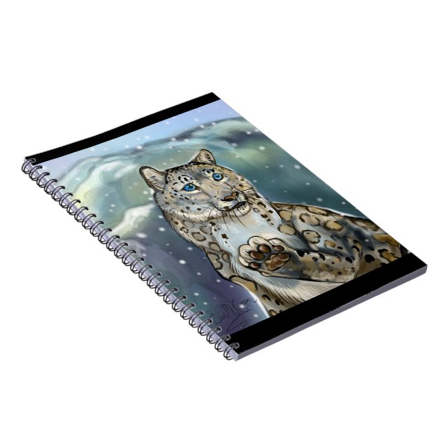 Snow Leopard~notebook Notebook (Right Side)