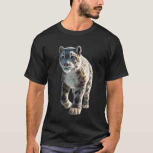 Snow Leopard Panther Big Cats Panthers Cute Snow L T-Shirt