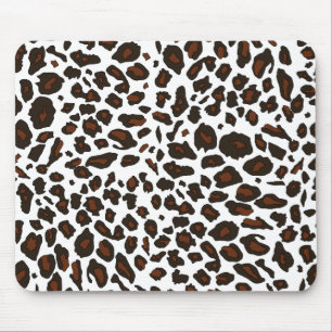 Snow Leopard Print Mouse Mat
