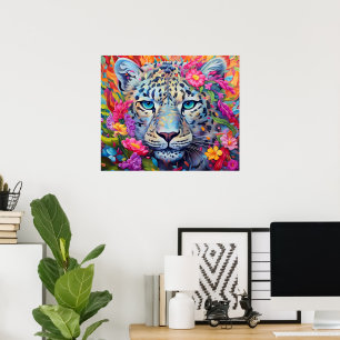 Snow Leopard Print, Value Poster Paper (Matte)