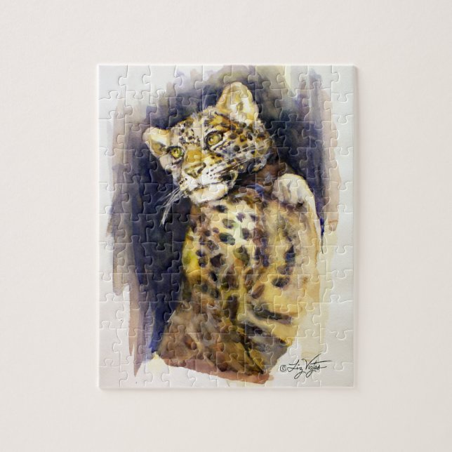 Snow Leopard Puzzle (Vertical)