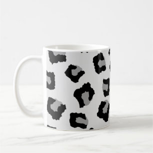 Snow Leopard Seamless Pattern Coffee Mug