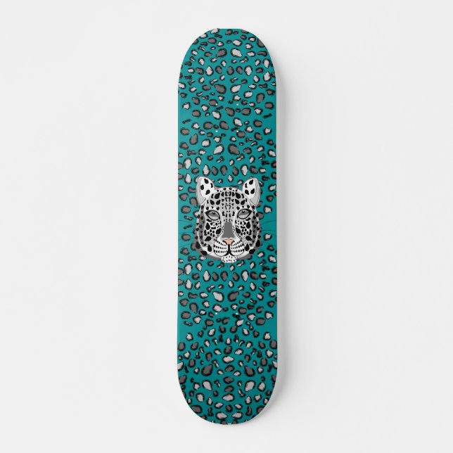 Snow Leopard Skateboard (Front)