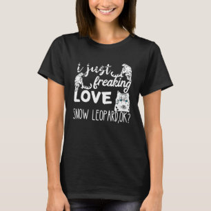 Snow Leopard Snow Leopard White Snow Tiger Wild Ca T-Shirt