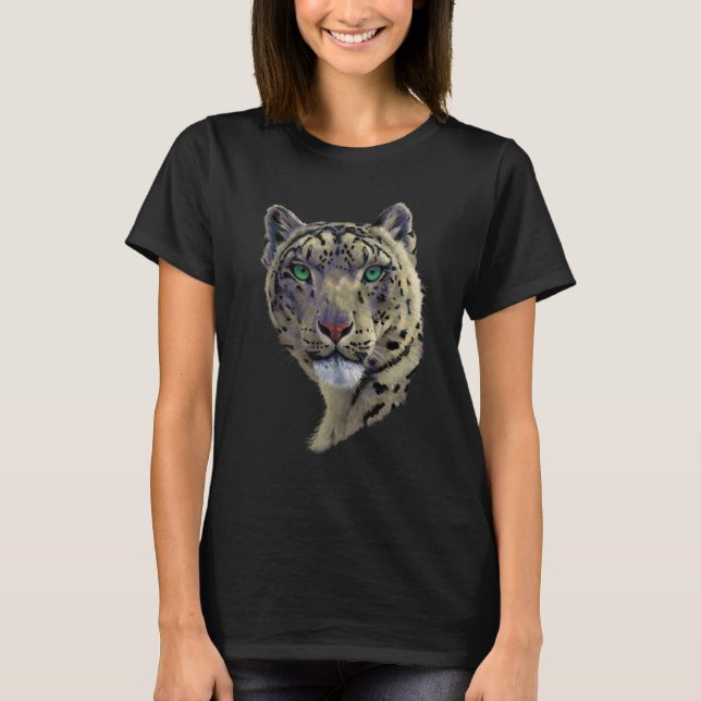 Snow Leopard   Snow Leopards   Leopard   Leopards  T-Shirt (Front)