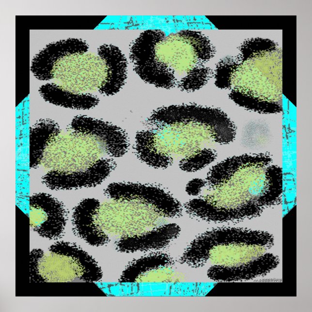Snow Leopard Spots   Poster (Front)