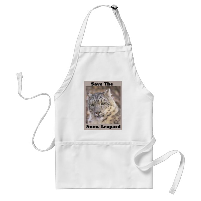 Snow Leopard Standard Apron (Front)