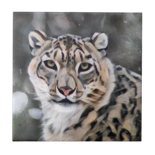 Snow Leopard Tile