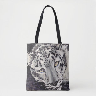 Snow Leopard Tote Bag