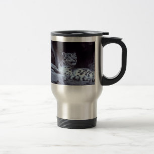 Snow Leopard Travel Mug