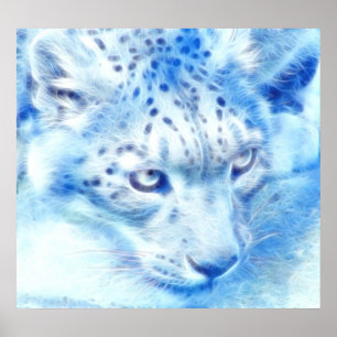 *Snow Leopard* Wild Spirit Poster Print