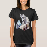 Snow Leopard Winter Mountain Big Cat Wildlife