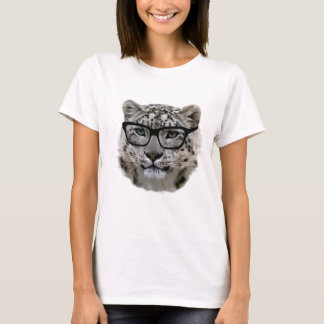 Snow Leopard with Spectacles! T-Shirt